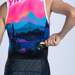 Zoot Sports TRI AERO RACESUITS Men's Ltd Tri Slvs Fz Racesuit - Elements