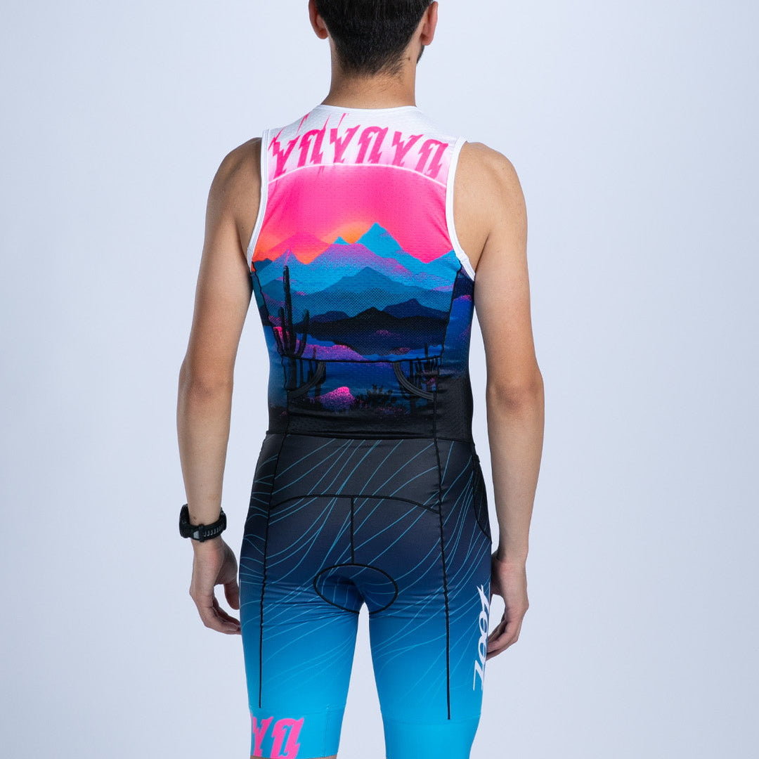 Zoot Sports TRI AERO RACESUITS Men's Ltd Tri Slvs Fz Racesuit - Elements