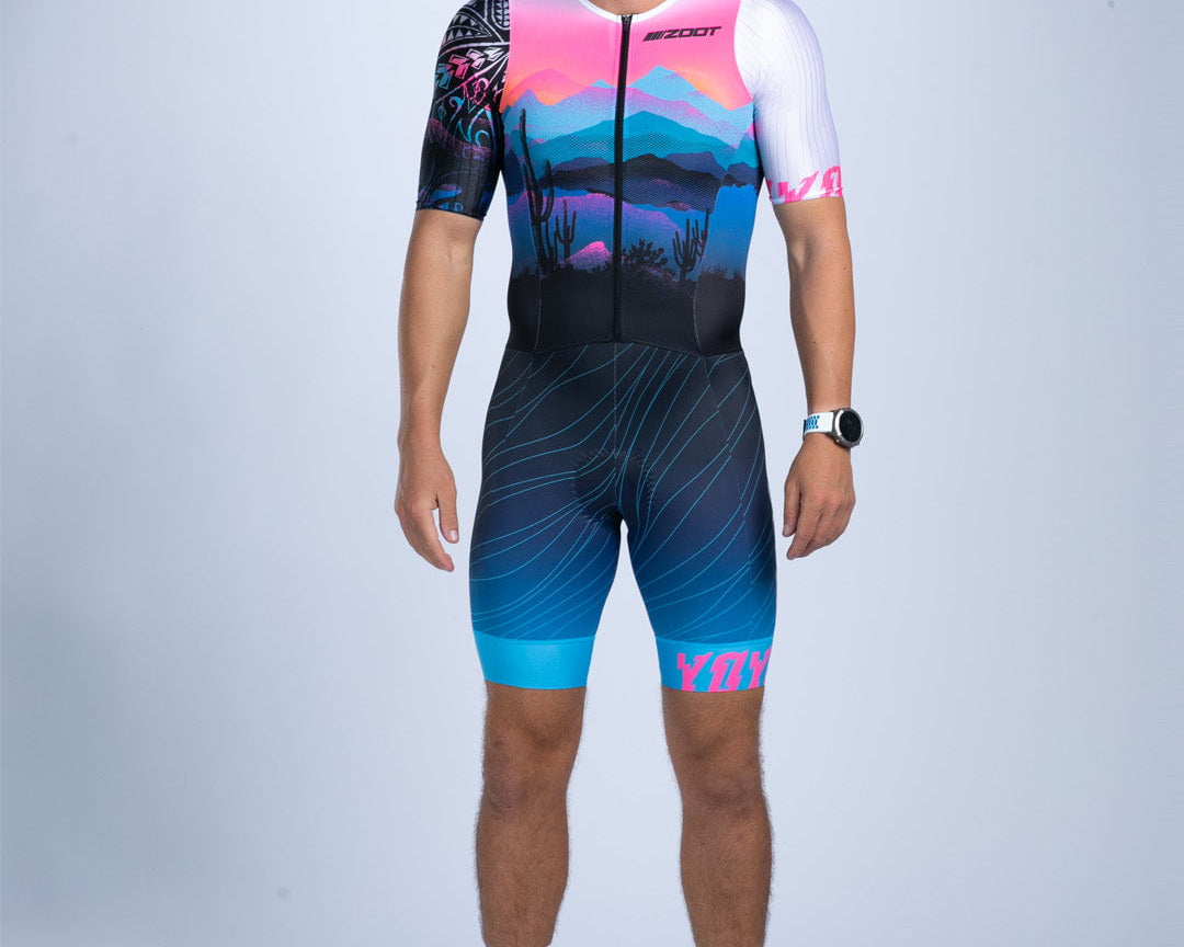 Zoot Sports TRI AERO RACESUITS Men's Ultra Tri P1 Racesuit - Elements