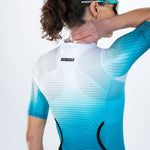 Zoot Sports TRI AERO RACESUITS Women's Elite P1 Tri Aero Fz Racesuit - Sonic Wave