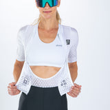 Zoot Sports TRI AERO RACESUITS Women's Elite P1 Tri Aero Fz Racesuit - Sonic White