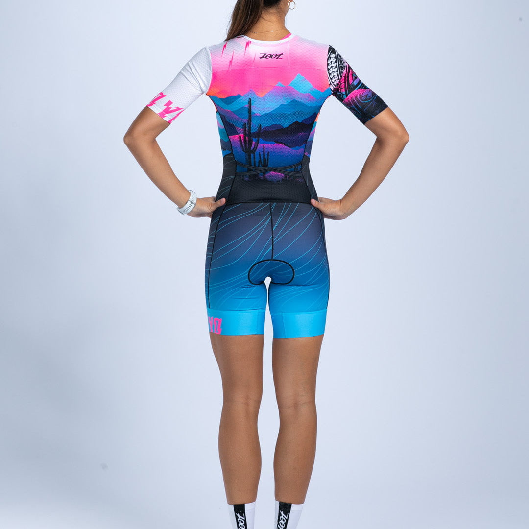 Zoot Sports TRI AERO RACESUITS Women's Ltd Tri Aero Fz Racesuit - Elements