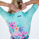 Zoot Sports TRI AERO RACESUITS Women's Ltd Tri Aero Fz Racesuit - Florescence