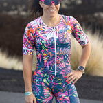 Zoot Sports TRI AERO RACESUITS Women's Ltd Tri Aero Fz Racesuit - Island Original