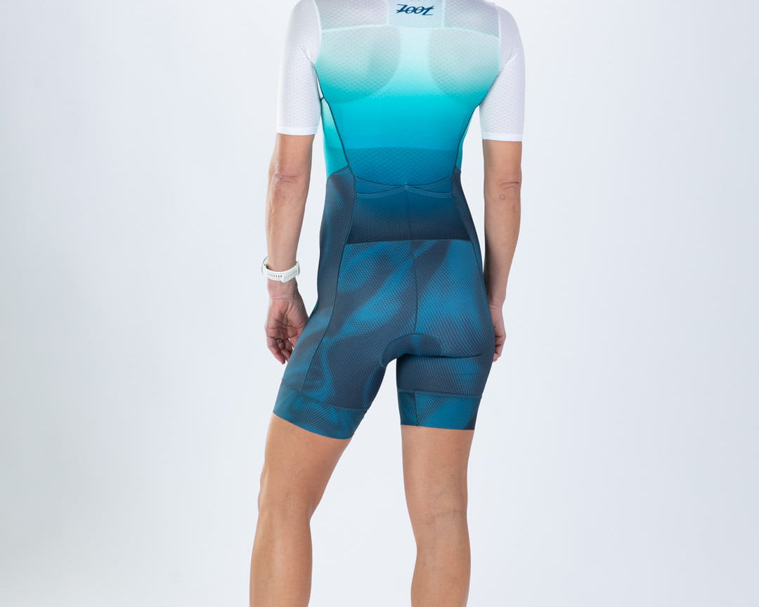 Zoot Sports TRI AERO RACESUITS Women's Ltd Tri Aero Fz Racesuit - Riptide