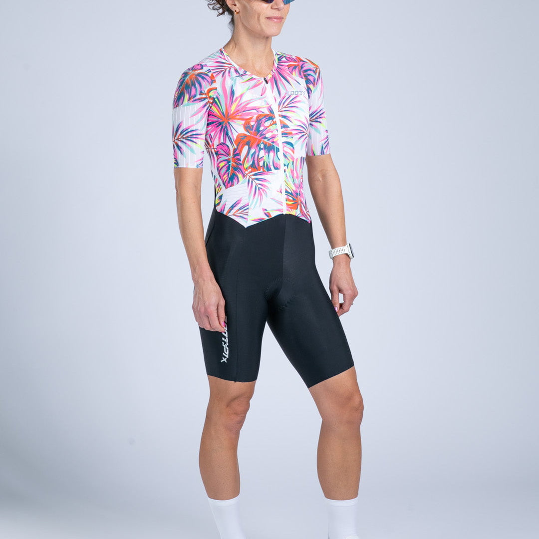 Zoot Sports TRI AERO RACESUITS Women's Ultra Tri P1x Racesuit - Island Original