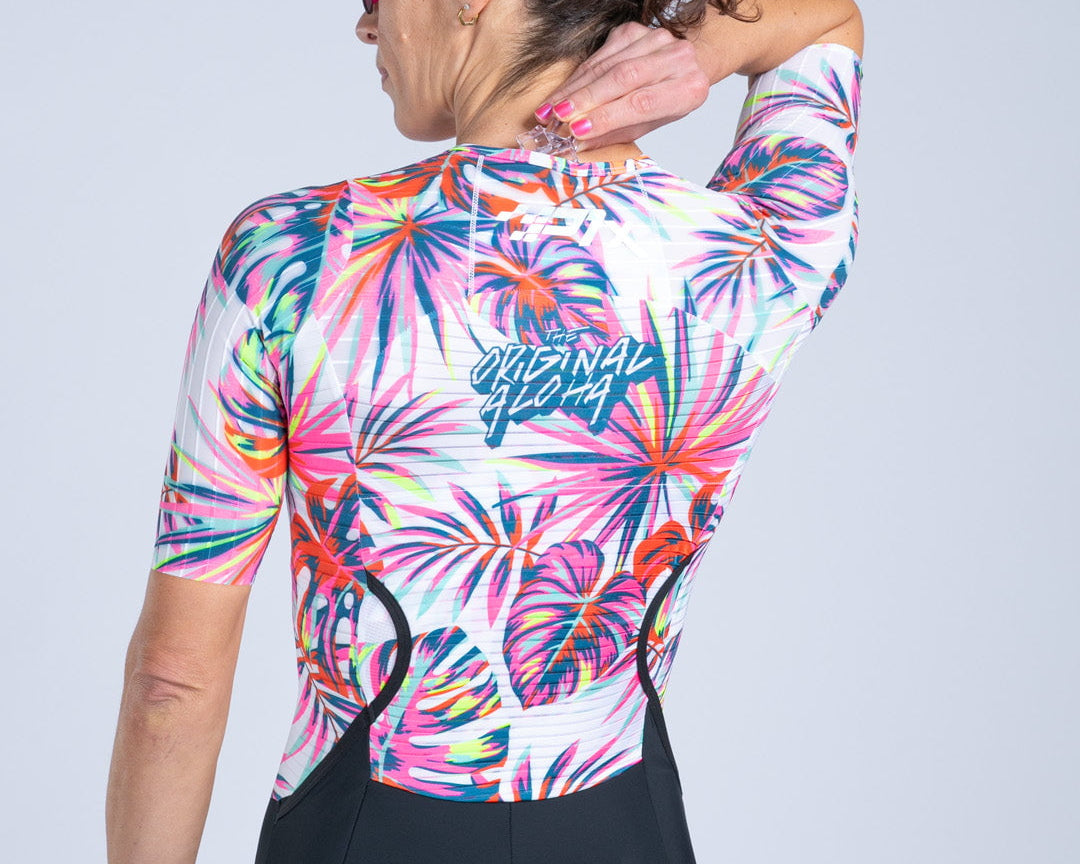 Zoot Sports TRI AERO RACESUITS Women's Ultra Tri P1x Racesuit - Island Original