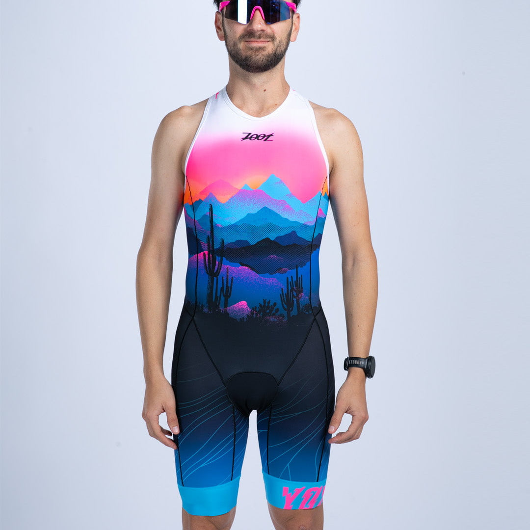 Zoot Sports TRI BACKZIP RACESUITS Men's Sprint Tri Hyperglide Backzip Racesuit - Elements