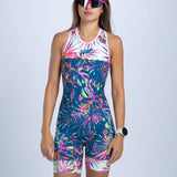 Zoot Sports TRI BACKZIP RACESUITS Women's Sprint Tri Hyperglide Backzip Racesuit - Island Original