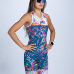 Zoot Sports TRI BACKZIP RACESUITS Women's Sprint Tri Hyperglide Backzip Racesuit - Island Original