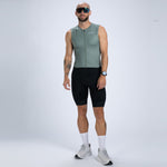 Zoot Sports TRI RACESUITS Men's Core Tri Slvs Fz Racesuit - Army Green