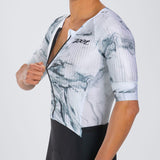 Zoot Sports TRI RACESUITS Men's Elite 2.0 Tri Aero Fz Racesuit - White Hot