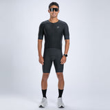 Zoot Sports TRI RACESUITS Men's Elite Tri Aero Fz Racesuit - Jet Black