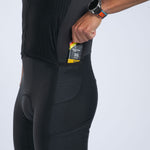 Zoot Sports TRI RACESUITS Men's Elite Tri Aero Fz Racesuit - Jet Black