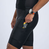 Zoot Sports TRI RACESUITS Men's Elite Tri Aero Fz Racesuit - Jet Black