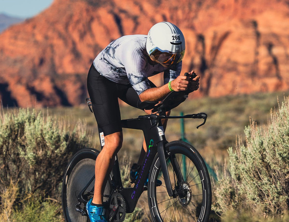 Zoot Sports TRI RACESUITS Men's Elite Tri Aero Fz Racesuit - Vapor White