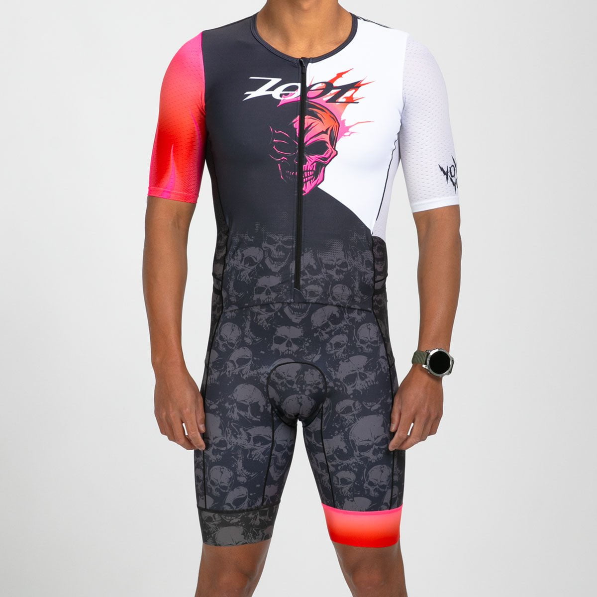 Mens LTD Triathlon Aero Full Zip Racesuit Darkside