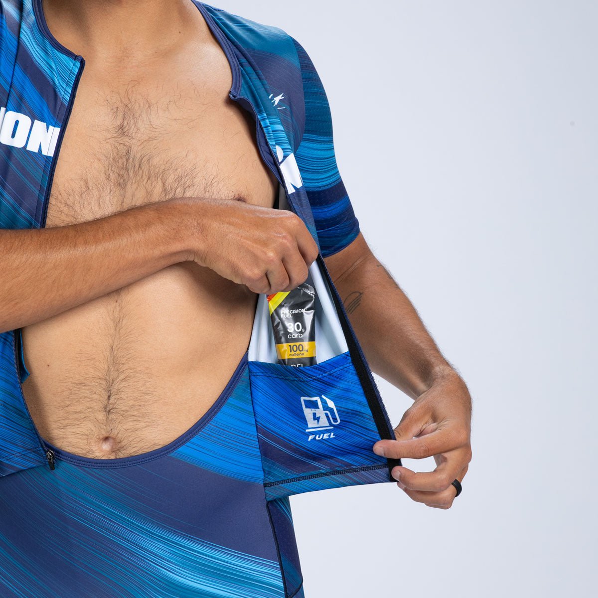 Zoot Sports TRI RACESUITS Men's Ltd Tri Aero Fz Racesuit - IM Heat