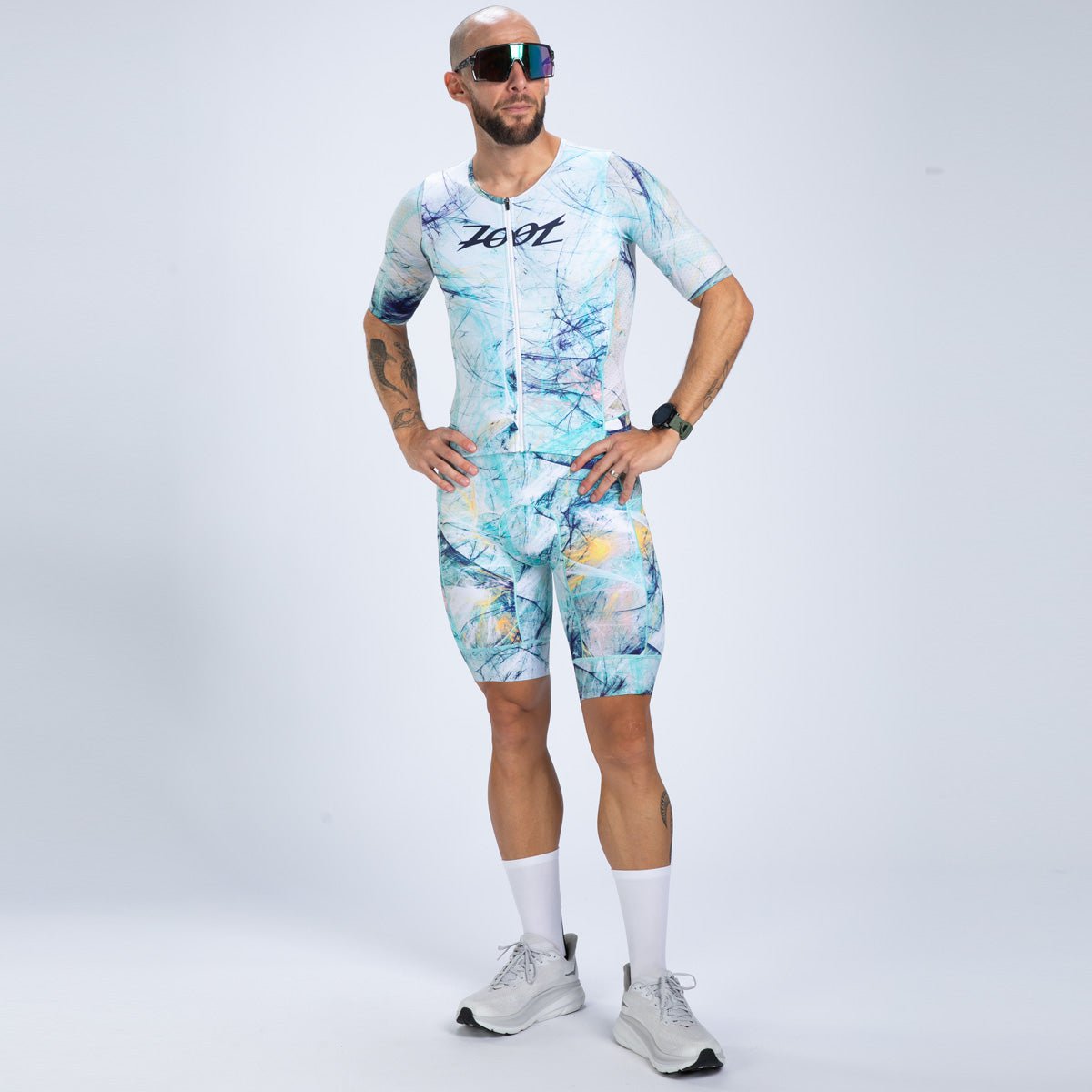 Zoot Sports TRI RACESUITS Men's Ltd Tri Aero Fz Racesuit -Tempest