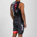 Zoot Sports TRI RACESUITS Men's Ltd Tri Aero Slvs Fz Racesuit - Darkside