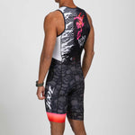 Zoot Sports TRI RACESUITS Men's Ltd Tri Aero Slvs Fz Racesuit - Darkside
