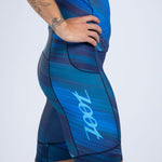 Zoot Sports TRI RACESUITS Men's Ltd Tri Aero Slvs Fz Racesuit - IM Heat