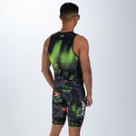 Zoot Sports TRI RACESUITS Men's Ltd Tri Aero Slvs Fz Racesuit - Tropical Magic