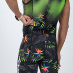 Zoot Sports TRI RACESUITS Men's Ltd Tri Aero Slvs Fz Racesuit - Tropical Magic