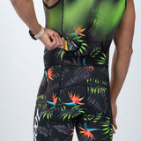 Zoot Sports TRI RACESUITS Men's Ltd Tri Aero Slvs Fz Racesuit - Tropical Magic