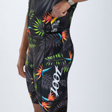 Zoot Sports TRI RACESUITS Men's Ltd Tri Aero Slvs Fz Racesuit - Tropical Magic