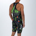 Zoot Sports TRI RACESUITS Men's Sprint Tri Hyperglide Backzip Racesuit - Tropical Magic