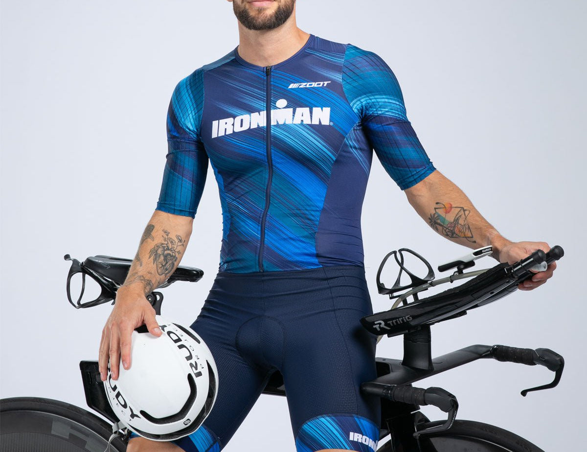 Zoot Sports TRI RACESUITS Men's Ultra Tri P1 Racesuit - IM Heat