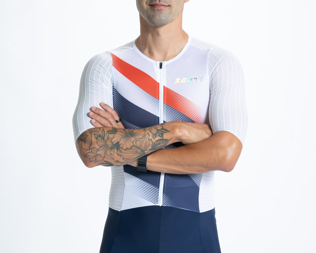 Zoot Sports TRI RACESUITS Men's Ultra Tri P1x Racesuit Navy - Rouler