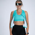 Zoot Sports TRI RACESUITS Women's Core Tri Slvs Fz Racesuit - Aqua Blue