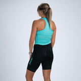 Zoot Sports TRI RACESUITS Women's Core Tri Slvs Fz Racesuit - Aqua Blue