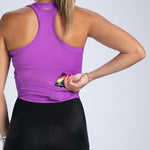 Zoot Sports TRI RACESUITS Women's Core Tri Slvs Fz Racesuit - Deep Purple