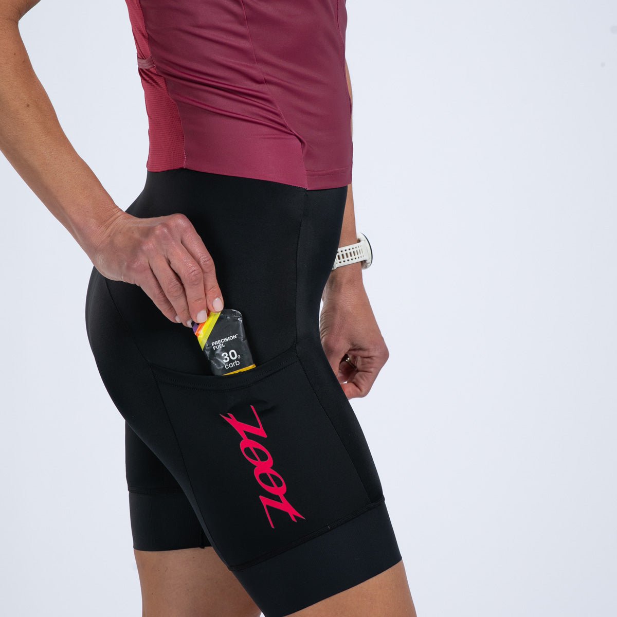 Zoot Sports TRI RACESUITS Women's Core Tri Slvs Fz Racesuit - Plum