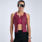 Zoot Sports TRI RACESUITS Women's Core Tri Slvs Fz Racesuit - Plum