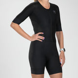 Zoot Sports TRI RACESUITS Women's Elite 2.0 Tri Aero Fz Racesuit - Black
