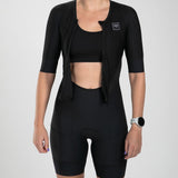 Zoot Sports TRI RACESUITS Women's Elite 2.0 Tri Aero Fz Racesuit - Black
