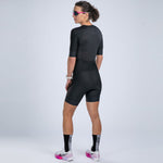 Zoot Sports TRI RACESUITS Women's Elite Tri Aero Fz Racesuit - Jet Black