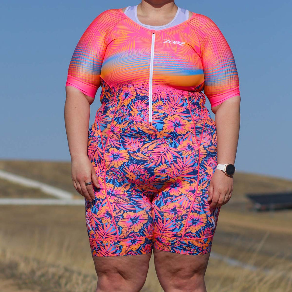 Womens LTD Athena Triathlon Aero Racesuit Club Aloha