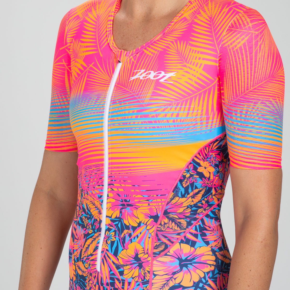 Zoot Sports TRI RACESUITS Women's Ltd Tri Aero Fz Racesuit - Club Aloha