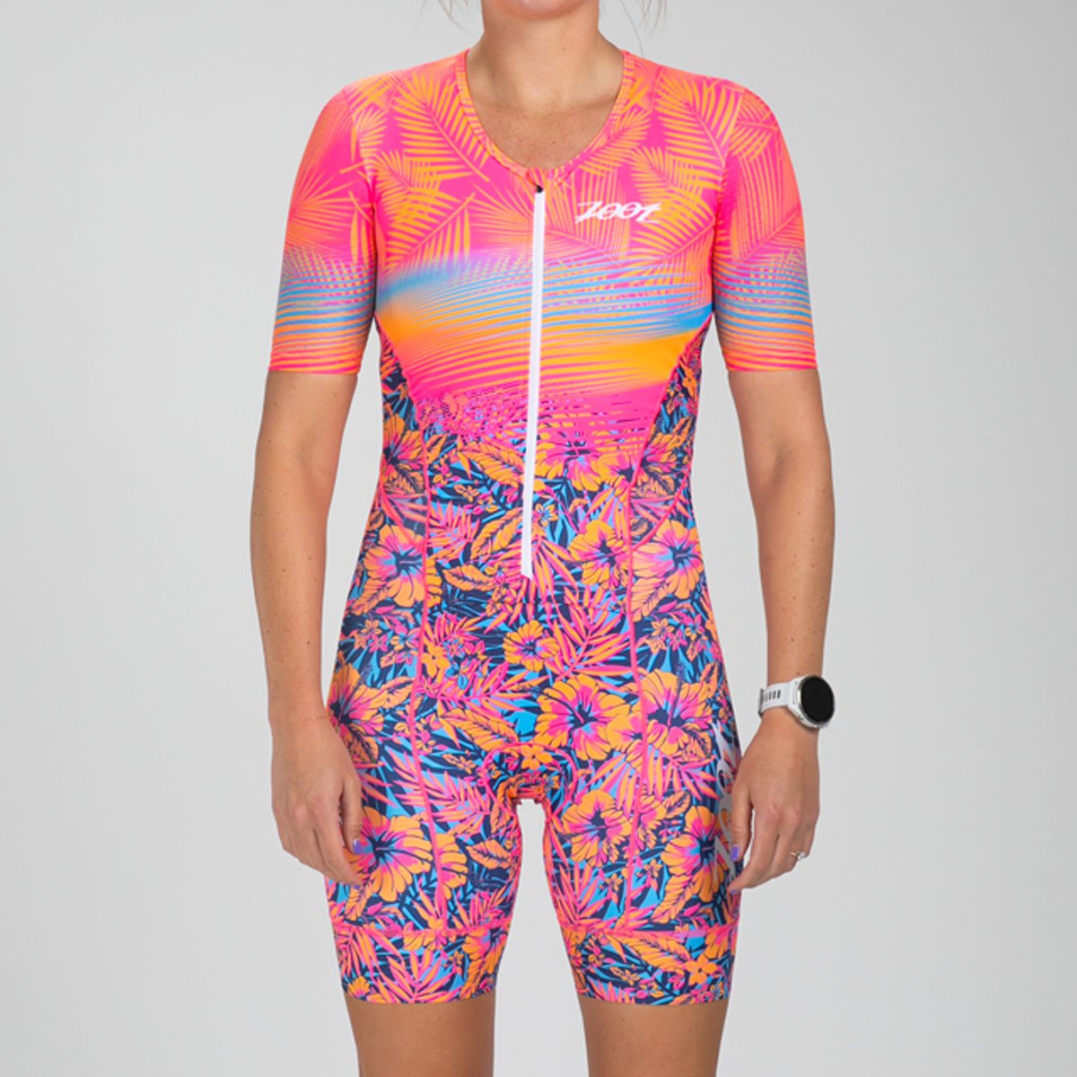 Zoot Sports TRI RACESUITS Women's Ltd Tri Aero Fz Racesuit - Club Aloha