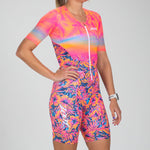 Zoot Sports TRI RACESUITS Women's Ltd Tri Aero Fz Racesuit - Club Aloha