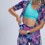 Zoot Sports TRI RACESUITS Women's Ltd Tri Aero Fz Racesuit -Flora