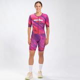 Zoot Sports TRI RACESUITS Women's Ltd Tri Aero Fz Racesuit - IM Heat