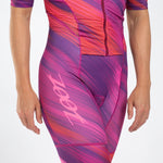 Zoot Sports TRI RACESUITS Women's Ltd Tri Aero Fz Racesuit - IM Heat