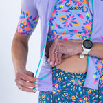 Zoot Sports TRI RACESUITS Women's Ltd Tri Aero Fz Racesuit - Kaleidoscope