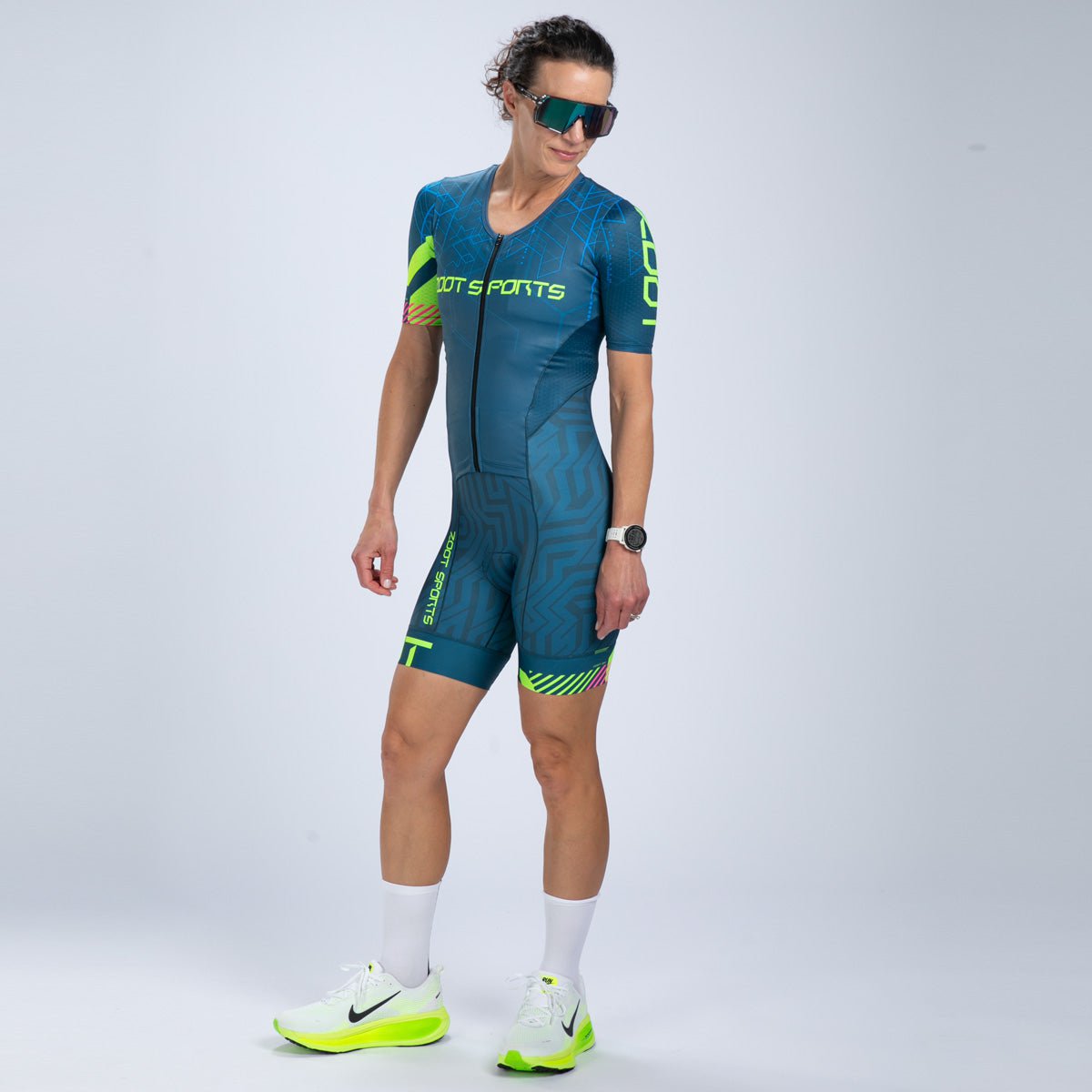 Zoot Sports TRI RACESUITS Women's Ltd Tri Aero Fz Racesuit -Techno